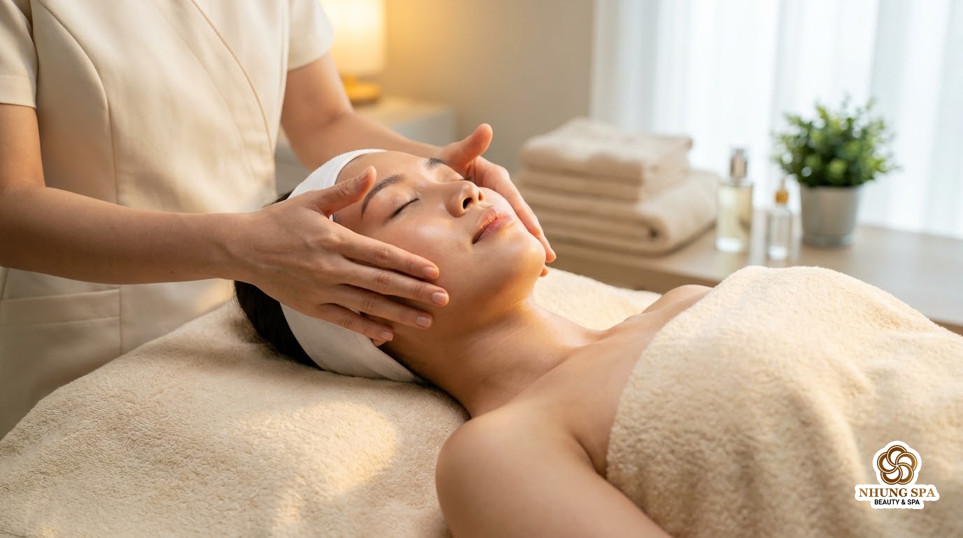 Chăm sóc da chuyên sâu tại spa Nhung Spa Thái Nguyên