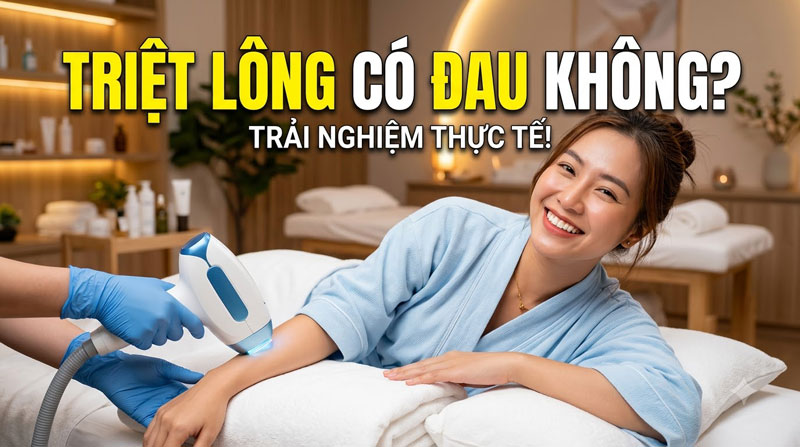 Triệt Lông Có Đau Không? Sự Thật Khoa Học & Trải Nghiệm Triệt Lạnh Dịu Mát